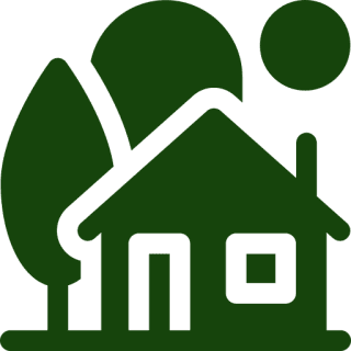 Simple home and nature illustration